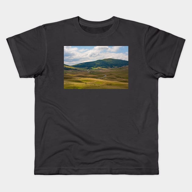 Bravsko Polje Landscape in Bosnia Kids T-Shirt by jojobob